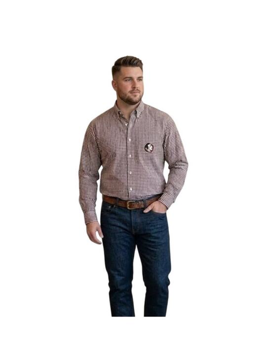 Campus Specialties Other - NEW Campus Specialties Florida Seminoles Long Sleeve Button Up Shirt Men's M